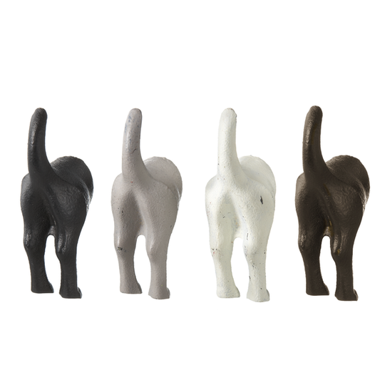 Dog Tail Wall Hook - set of 4
