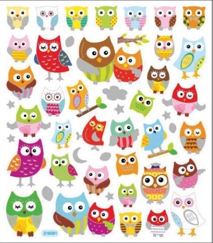 Eyed Owls Stickers