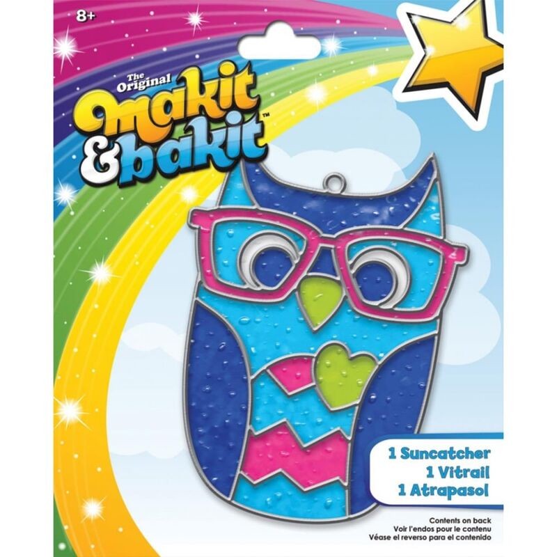 Makit and Bakit Suncatcher Kit - Owl