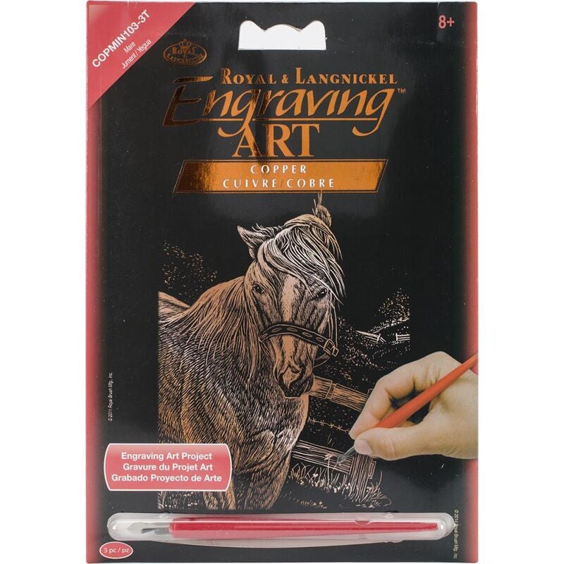 Mini Copper Foil Engraving Kit 5" x 7" - Mare