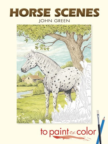 Horse Scenes to Paint or Colour