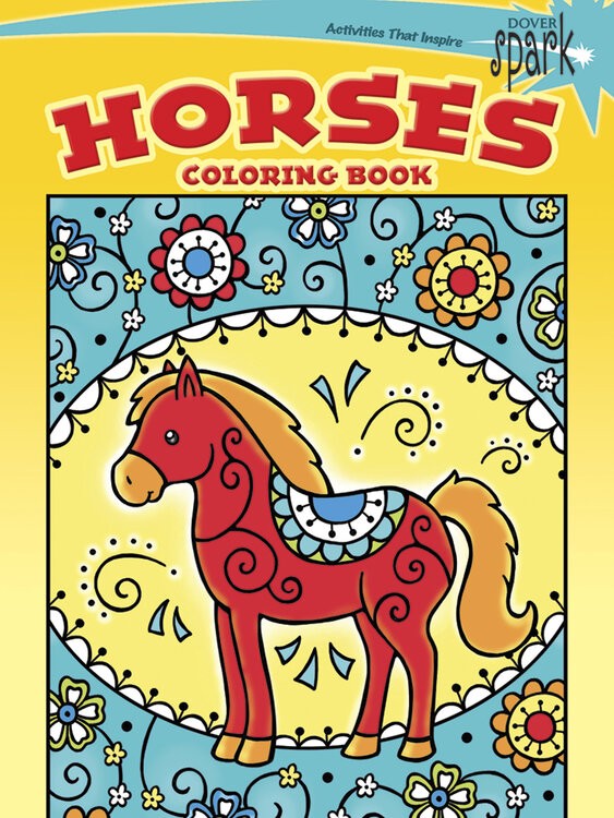 Spark - Horses Colouring Book