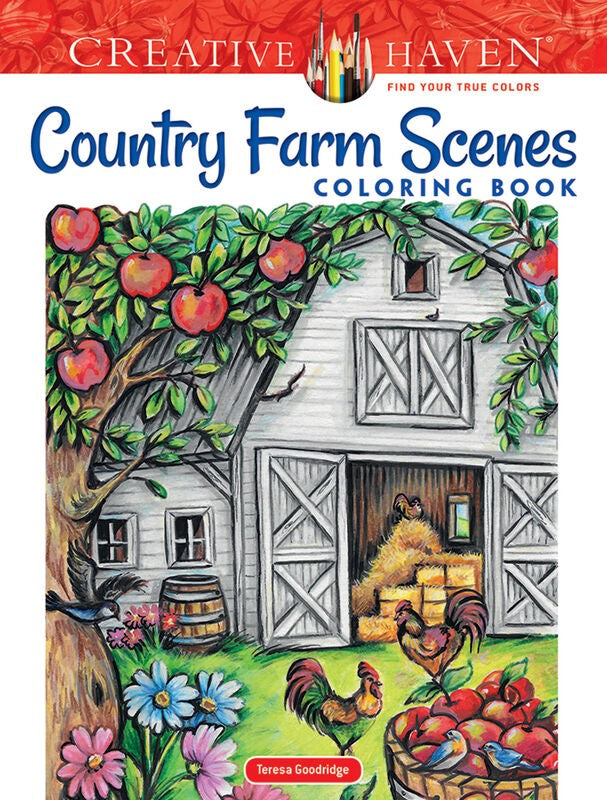 CH Country Farm Scenes Colouring Book