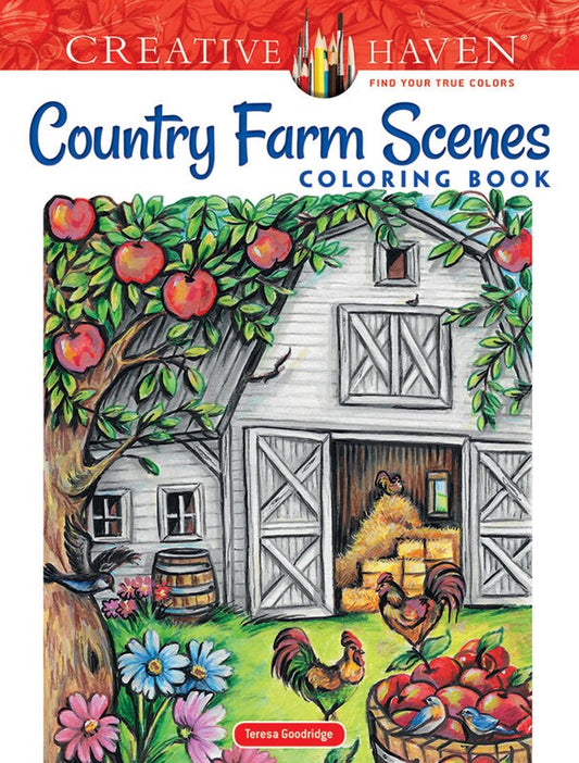 CH Country Farm Scenes Colouring Book