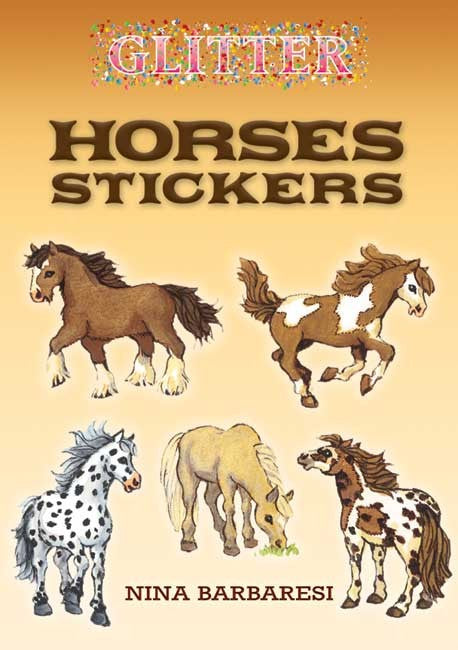Glitter Horses Stickers Booklet