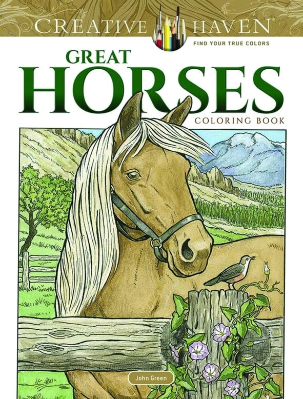 Great Horses Colouring Book