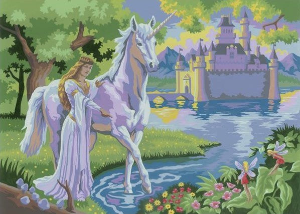 Paint by Number 15.25" x 11.25" - Fairy Castle