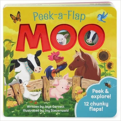 Moo Chunky Peek a Flap Board Book