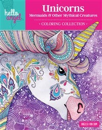 Hello Angel Unicorns et. Coloring Collection