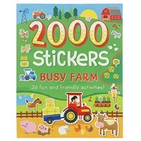 2000 Stickers Busy Farm Activity Book