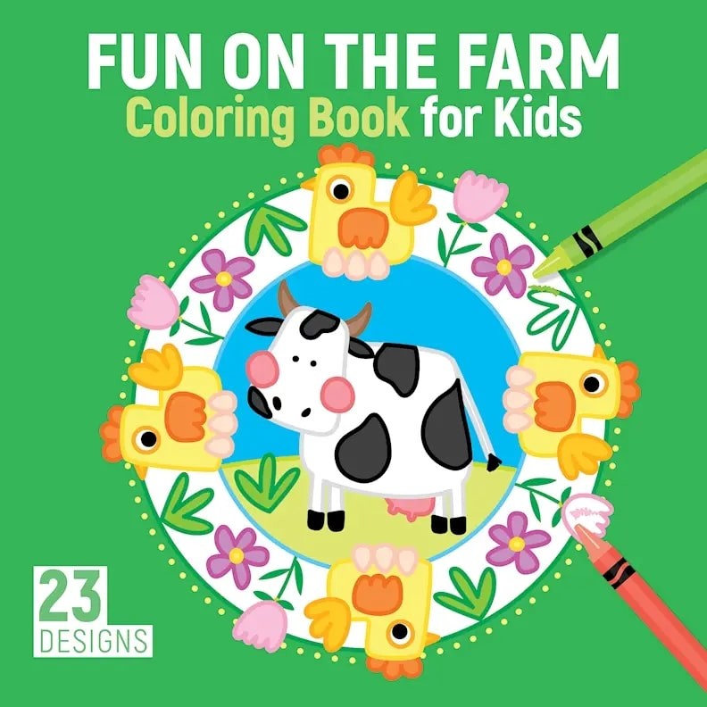 Fun On The Farm Colouring Books for Kids