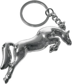 Jumping Horse Metal Keychain