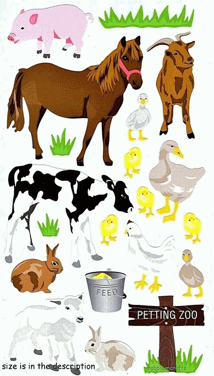 Petting Zoo Stickers