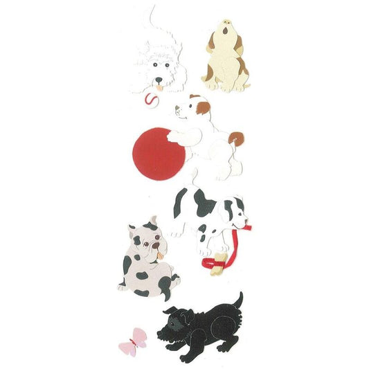 Bringing Home Puppy 3D Stickers