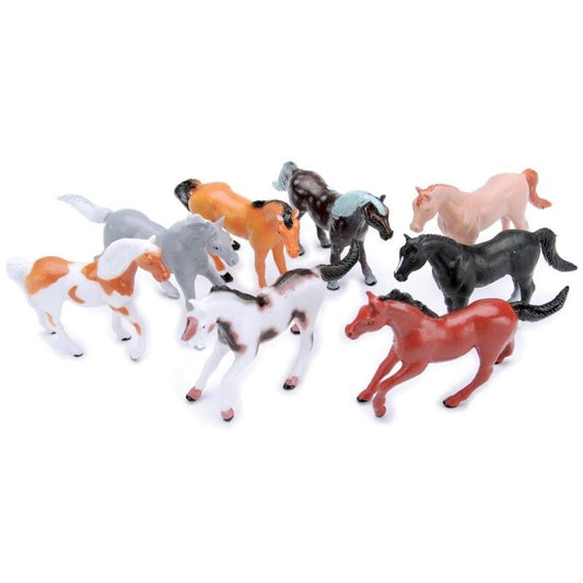Plastic Horses - Pkg of 8