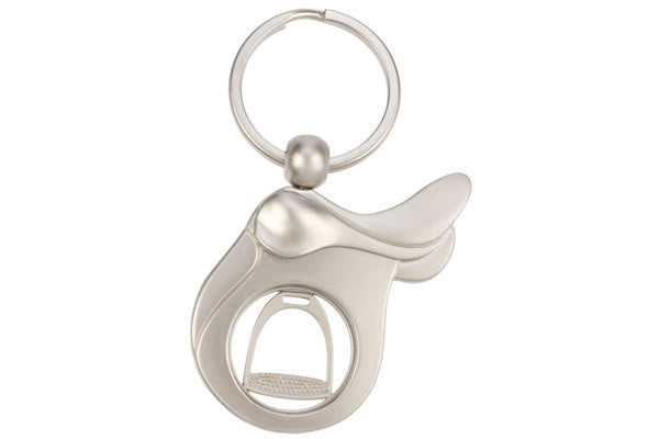 HR Saddle/Stirrup Metal Key Chain