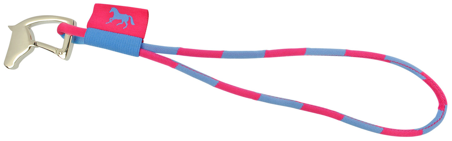 Lanyard with Carabiner - Pink/Blue