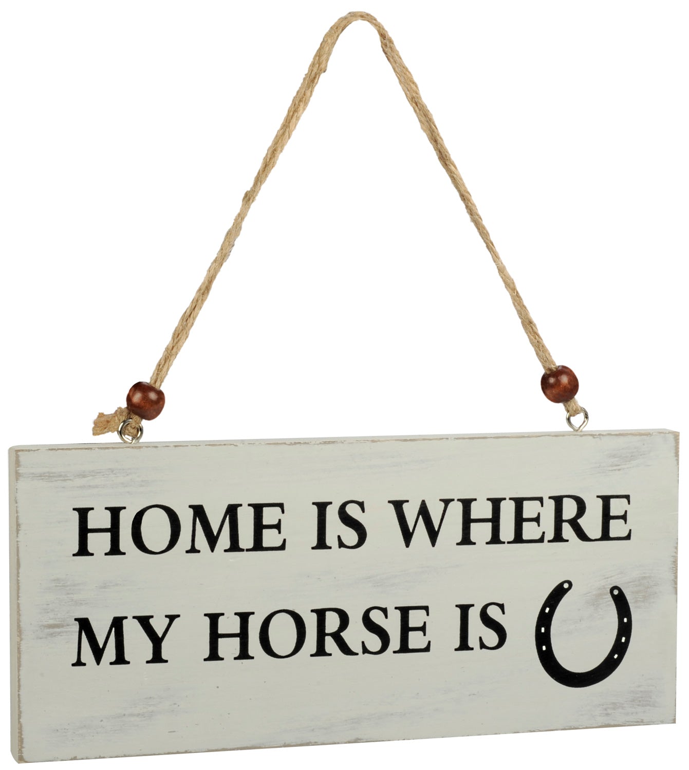 "Home is Where My Horse Is" Wooden Sign