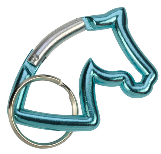 Horse Head Carabiner - Turquoise