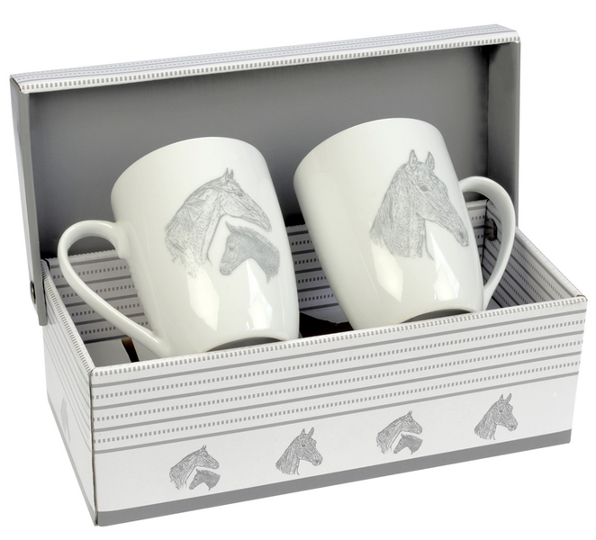 Ceramic mugs - Mare & Foal - Set of 2