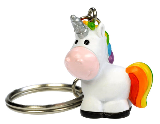 Resin Unicorn Keychain