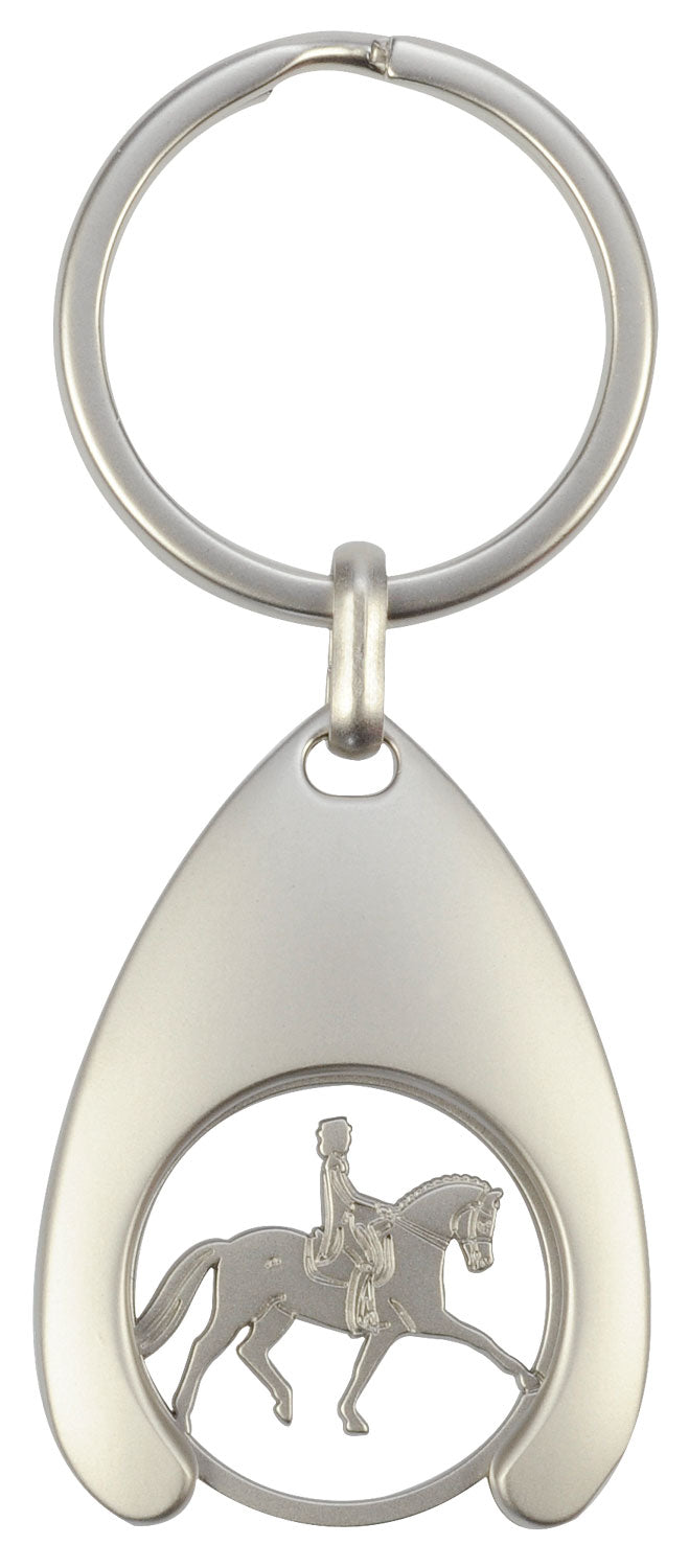 HR Metal Dressage Key Chain