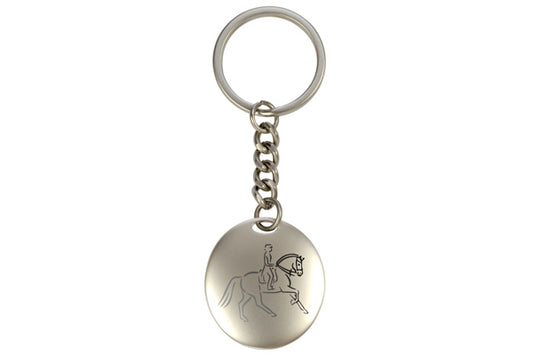 HR Metal Dressage Key Chain