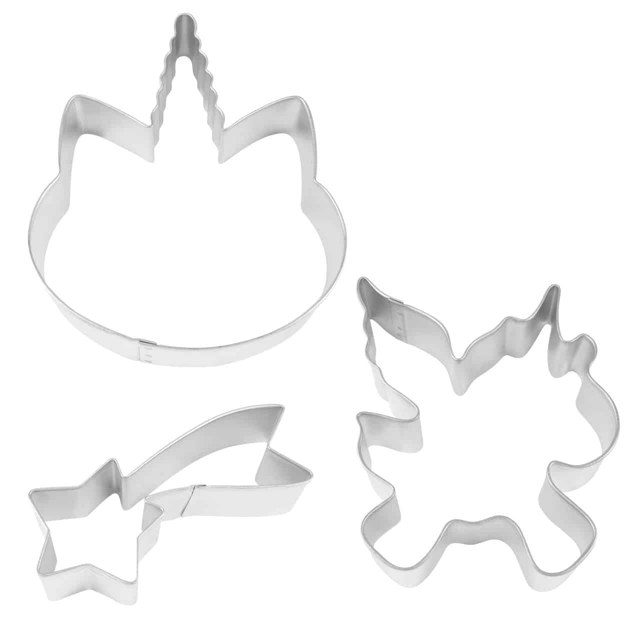 Unicorn Magic 3 PC Cookie Cutter Set