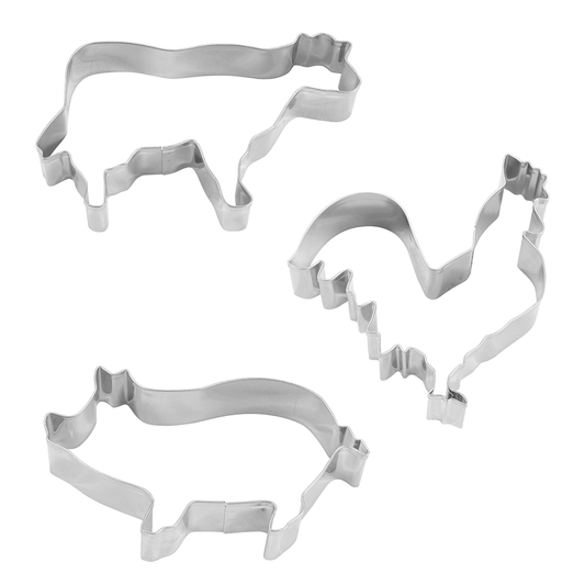 Farm 3 PC Cookie Cutter Set