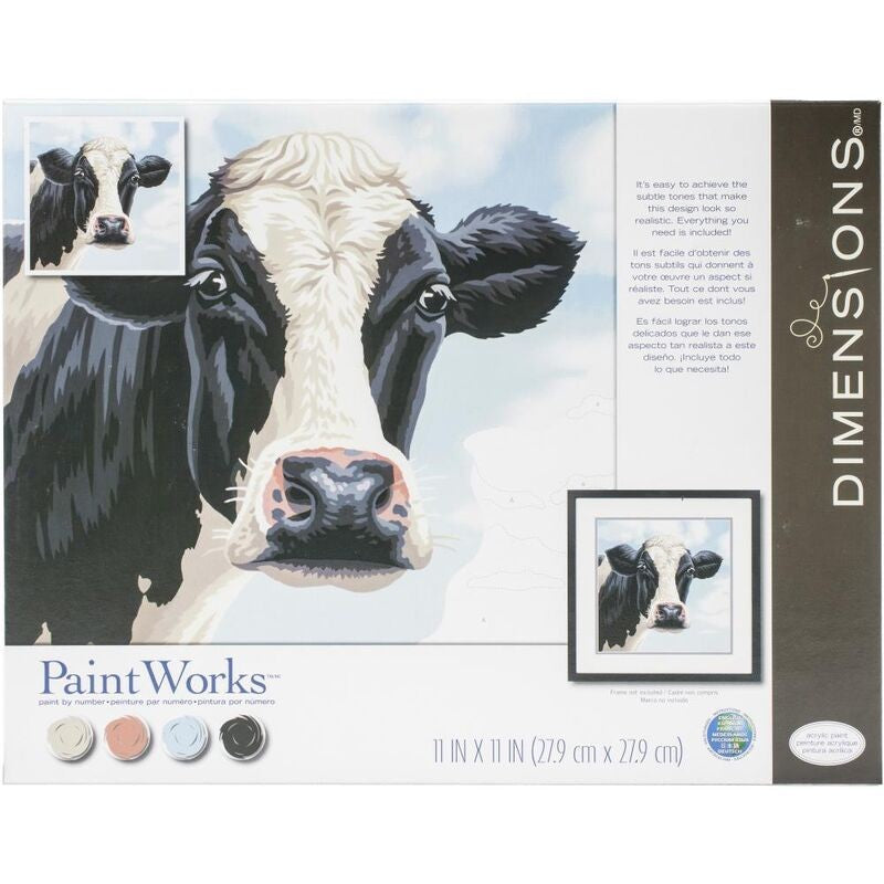 Paint by Number Kit - Cow