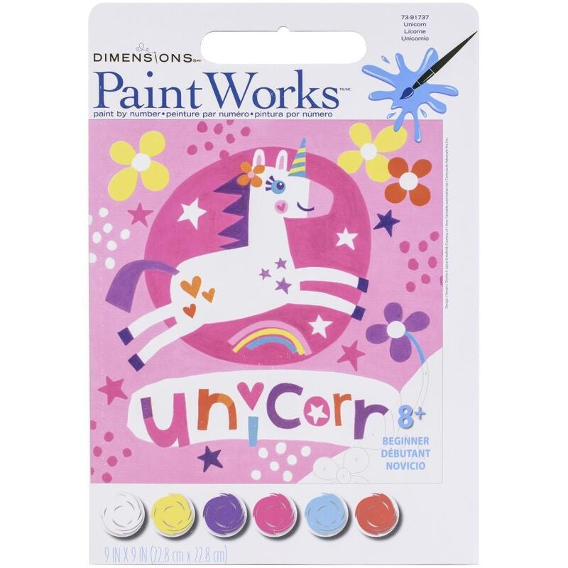 Unicorn Paint by Number Kit