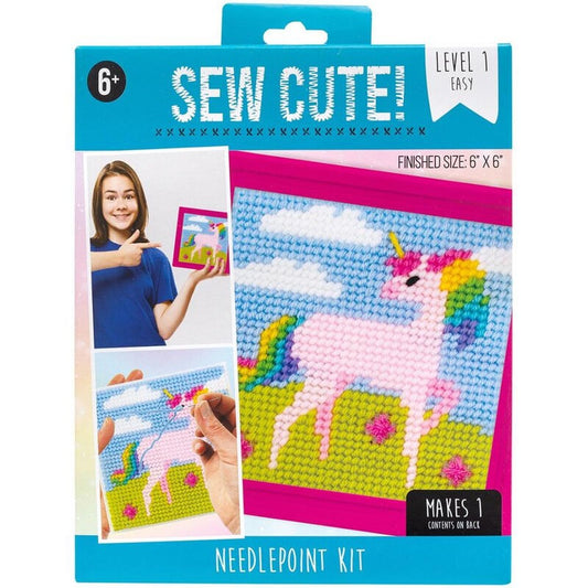 Sew Cute! Unicorn Needlepoint Kit