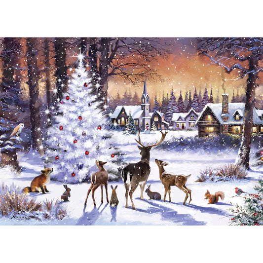 1000 piece Jigsaw Puzzle - Christmas Gathering