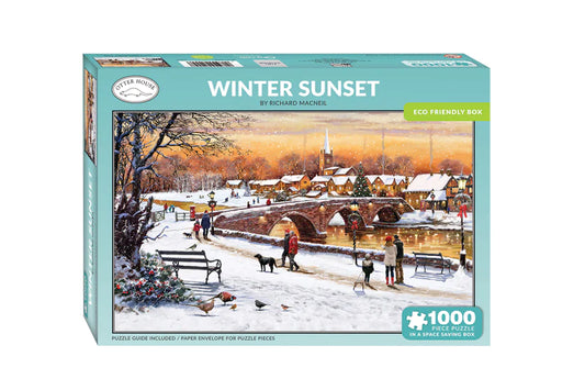 1000 piece Jigsaw Puzzle - Winter Sunset