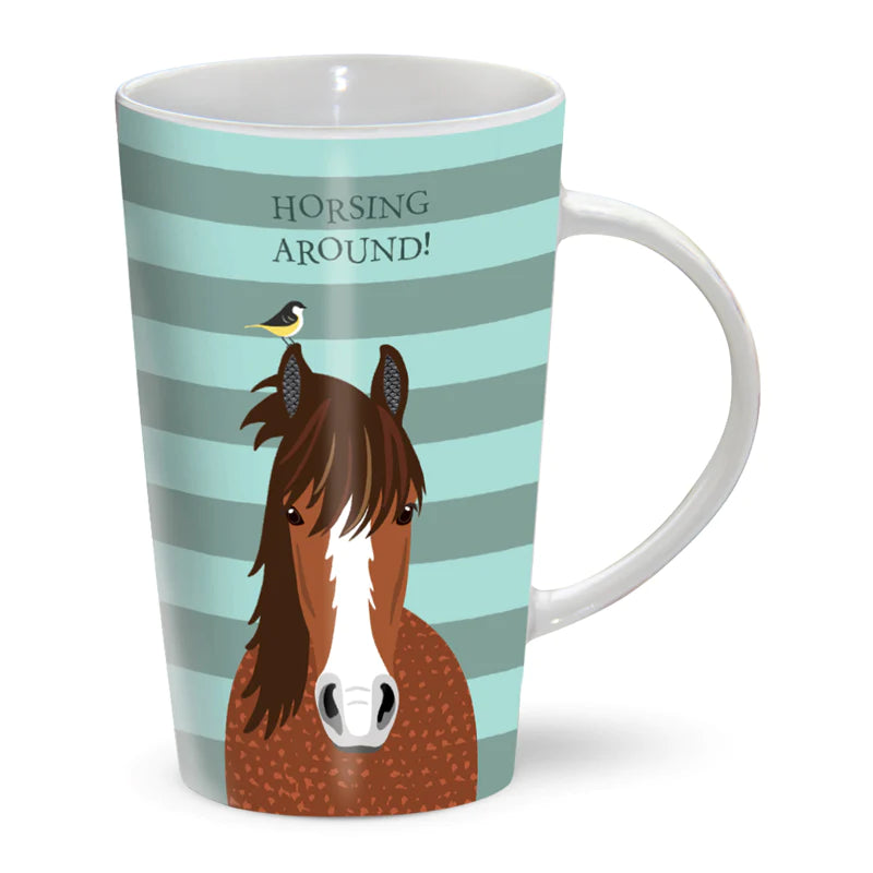 Horsing Around Latte Mug