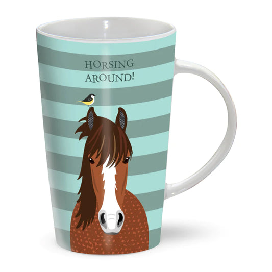 Horsing Around Latte Mug