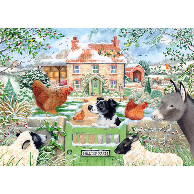 1000 Piece Jigsaw Puzzle - Hill Top Farm