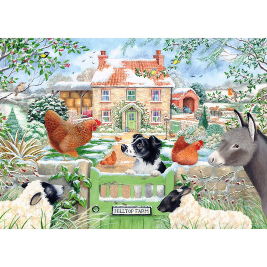 1000 Piece Jigsaw Puzzle - Hill Top Farm