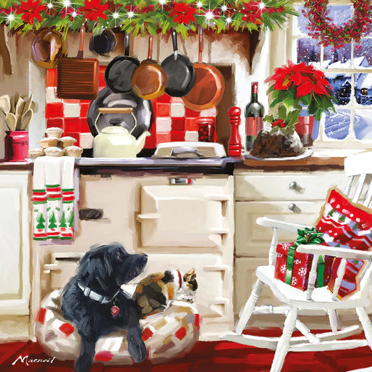 Cozy Christmas Kitchen Christmas Cards - 10 pack