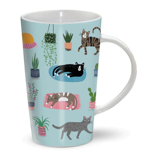 Cats and Plants Riverbank Mug