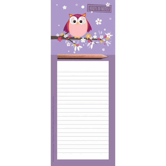 Little Owl Magnetic Notepad