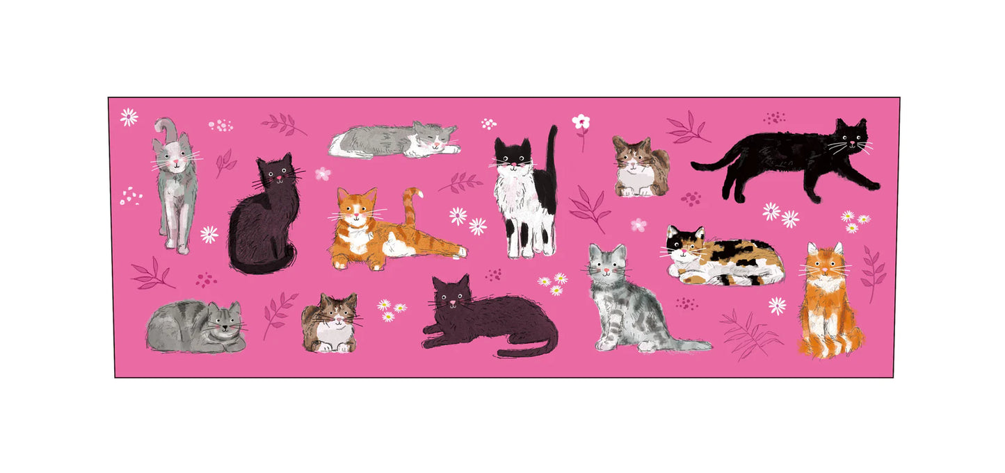 Cats & Floral Pattern Tarka Mug