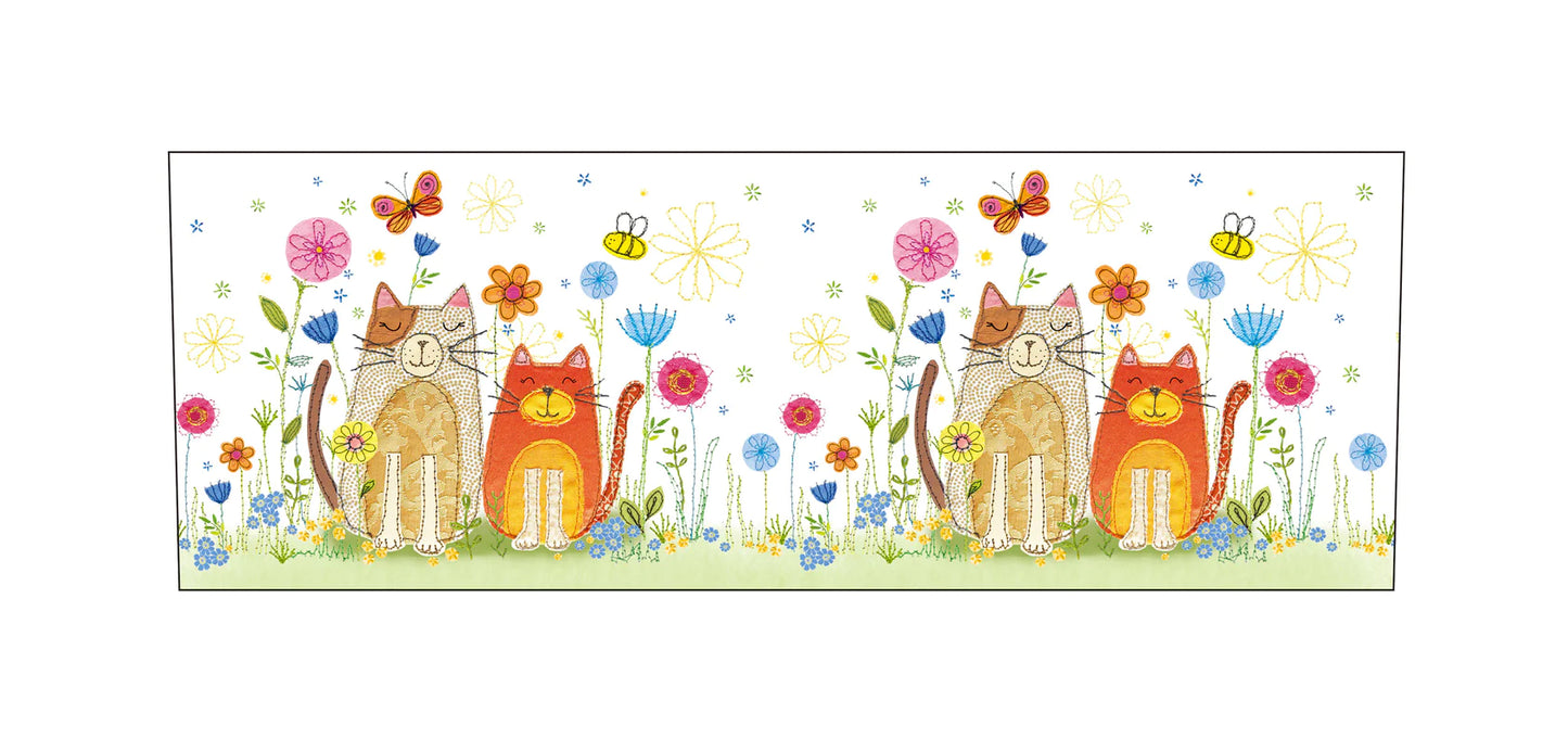 Cats and Flowers Tarka Mug