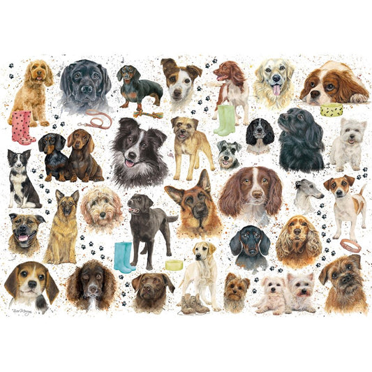 1000 Piece Jigsaw Puzzle - Dog Montage