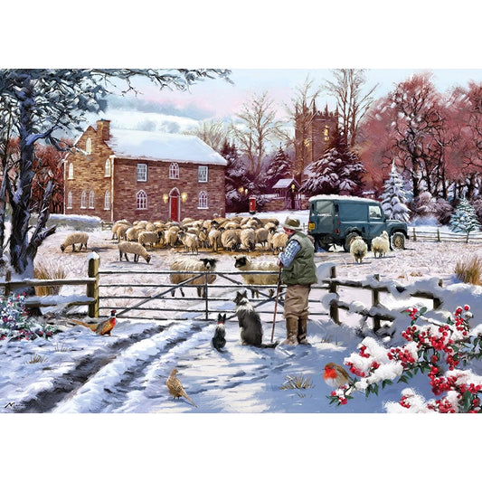 1000 Piece Jigsaw Puzzle - Home Farm