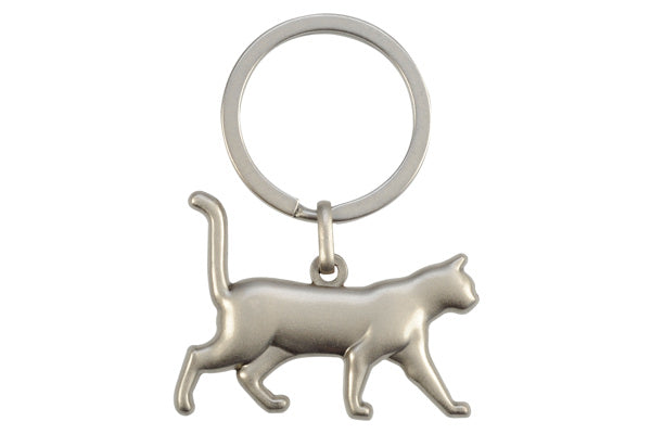 3D Metal Cat Keychain