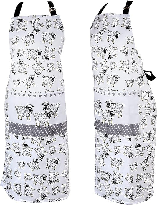 Spotted Dog Apron - Sheep