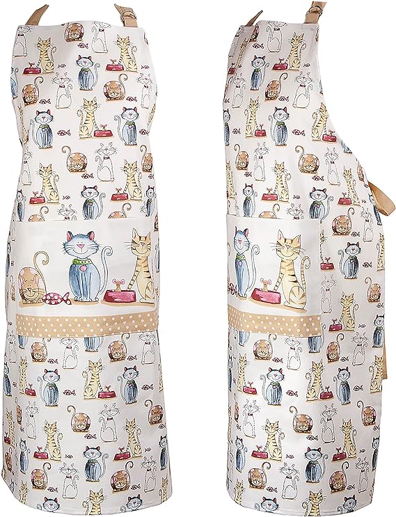 Spotted Dog Apron - Cute Cats