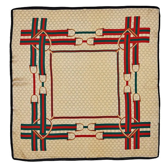 Satin Scarf English Stirrup 28" x 28"