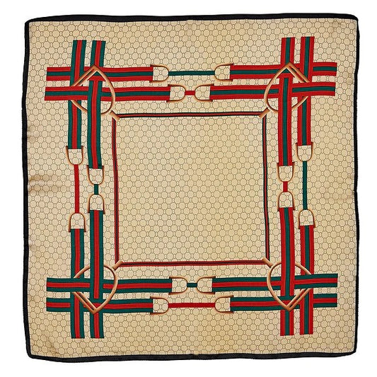 Satin Scarf English Stirrup 28" x 28"